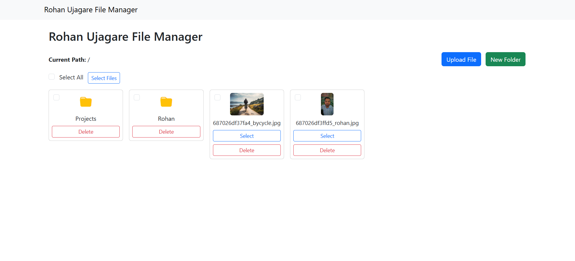 Dashboard Screenshot
